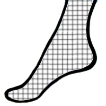 Fishnet hosiery invisible toe and heel Fishnet hosiery invisible toe and heel
