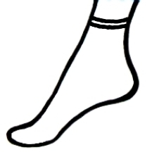All sheer socks All sheer socks