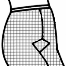 Fishnet tights with gusset Fishnet tights with gusset