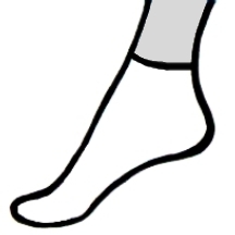 Tights with Open Foot- Tricot Tights with Open Foot- Tricot