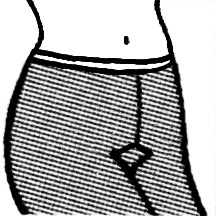Low Waist Opaque Tights with Gusset Low Waist Opaque Tights with Gusset