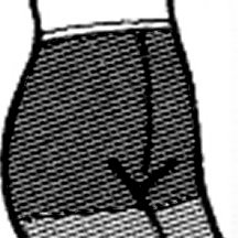 Opaque tights with brief panties, no gusset Opaque tights with brief panties, no gusset