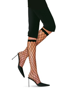 Large Fishnet Knee-highs