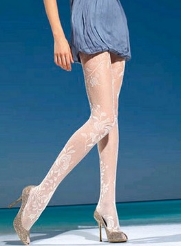 Gabice Fashion Lace Tights (Hoseiree.com) :  fishnet hosiery tights