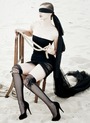 Beautiful Spy Over the Knees