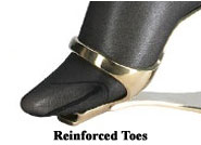 Reinforced toe