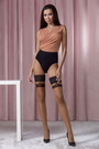 Image of 'Passion ST116 Thigh High Stockings with Back Seam' (IMG003)